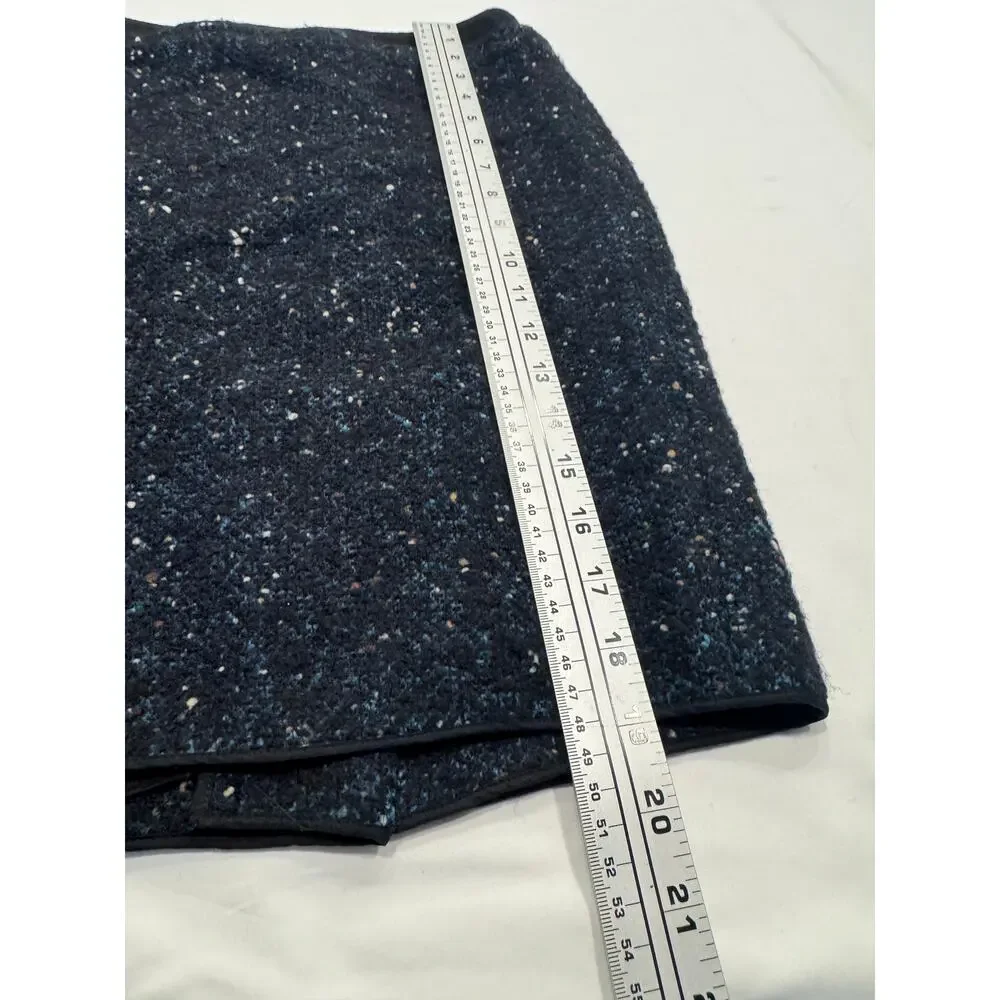 Vera Wang Lavender Label Tweed‎ Wool Blend Pencil Skirt Size 0 Speckled Textured
